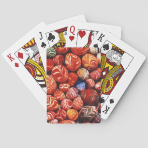 Jeu De Cartes Chine, Tombeaux Ming, Souvenirs en verre peint