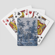 Chinoiserie Dutch Delft Carrelage bleu et blanc