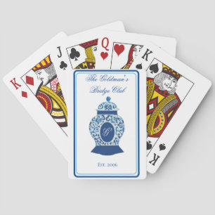 Jeu De Cartes Chinoiserie Ginger Jar Jars Monogramme