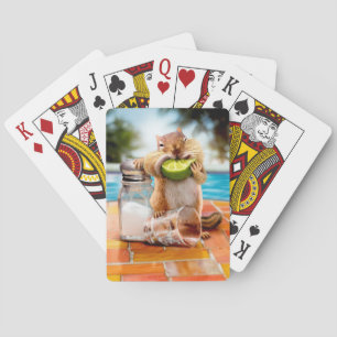 Jeu De Cartes Chipmunk à la chaux