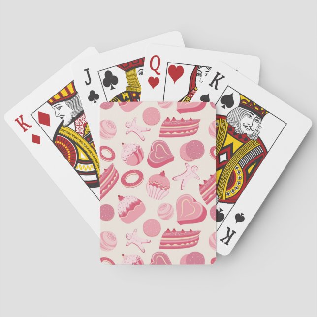Jeu De Cartes Chocolat et pâtisseries motif 2 (dos)