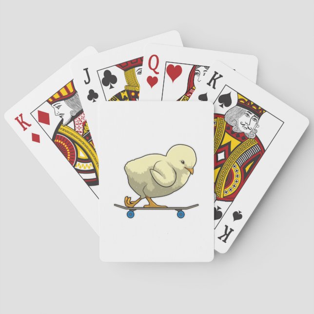 Jeu De Cartes Choisir comme patineur avec skateboard (dos)