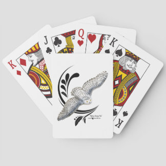 Jeu De Cartes Chouette neige volante