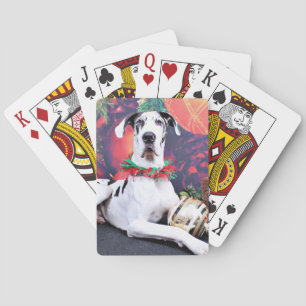 Jeu De Cartes Christmas - Harlequin Great Dane - Baron