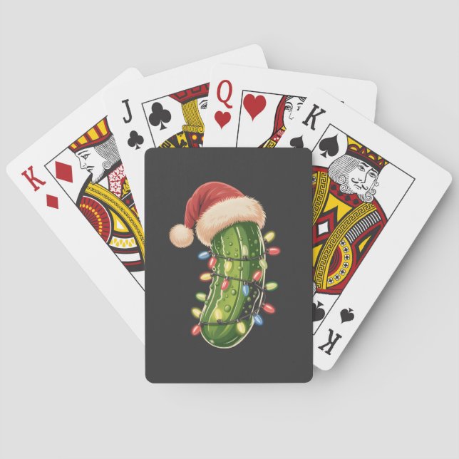 Jeu De Cartes Christmas Pickle Pickle In Xmas Light Pickle  (dos)
