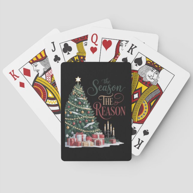 Jeu De Cartes Christmas Tree The Season The Reason (dos)
