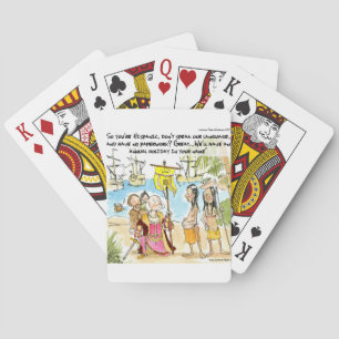 Jeu De Cartes Christophe Colomb immigre en Amérique drôle