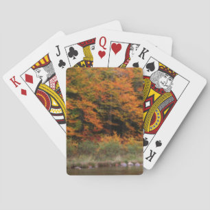 Jeu De Cartes Chute Foliage Bordage Rivière Nature Orton