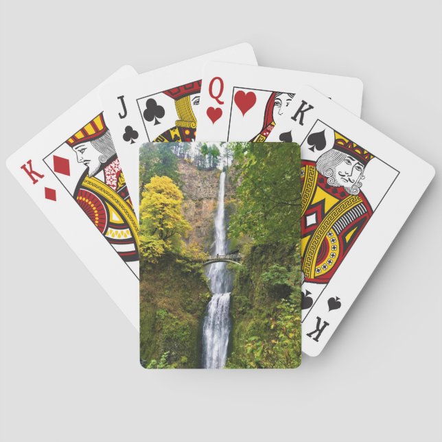 Jeu De Cartes Chutes Multnomah, Columbia River Gorge, Oregon (dos)