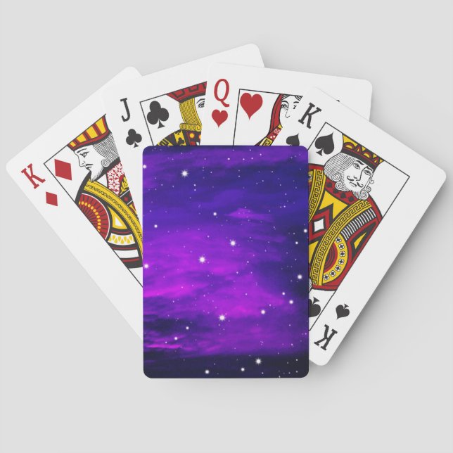 Jeu De Cartes Ciel nocturne (dos)