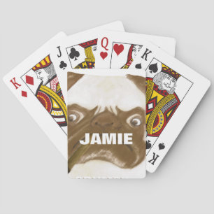 Jeu De Cartes Cigar à puggy Grumpy AFICIONADO personnalisé