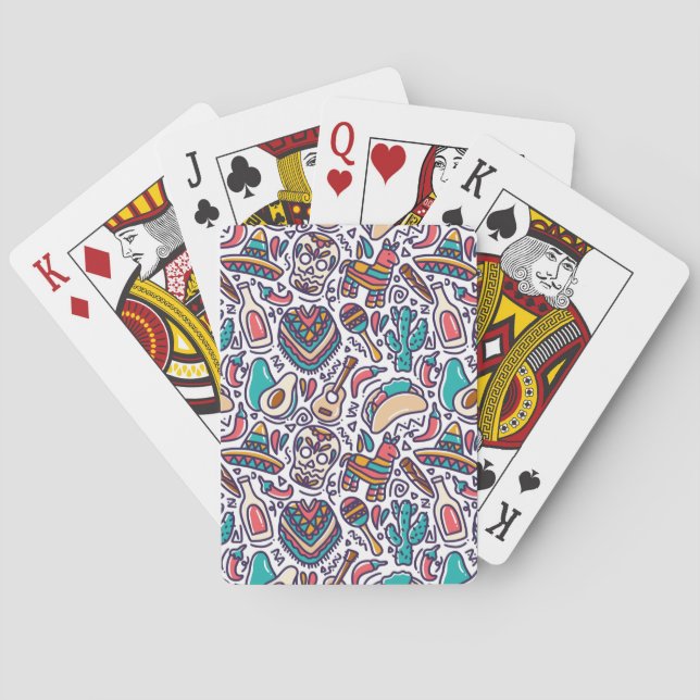 Jeu De Cartes Cinco De Mayo Mexican Fiesta Seamless (dos)