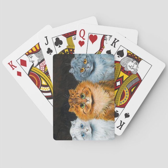 Jeu De Cartes Cinq chats de Louis Wain (dos)