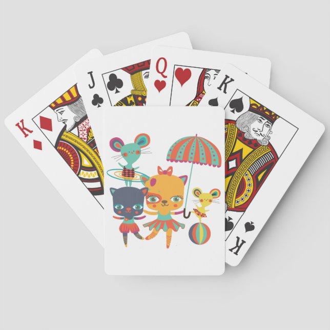 Jeu De Cartes Cirque Cuties (dos)