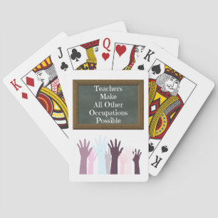 Jeu De Cartes Citation d'appréciation de l'enseignant Étudiants 