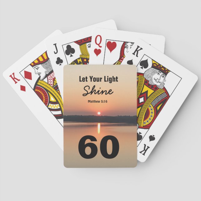 Jeu De Cartes Citation de la Bible : 60e anniversaire (dos)