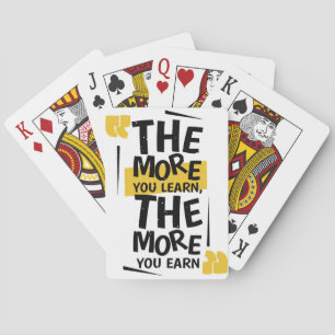 Jeu De Cartes Citation De Succès Plus Vous Apprenez