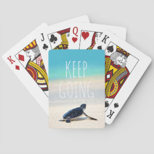 Jeu De Cartes Citation Motivante Continuez Plage des Tortues
