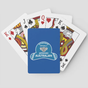 Jeu De Cartes Citoyenneté australienne Aussie Citoyen à deux t
