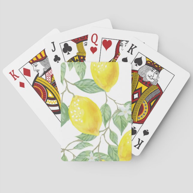 Jeu De Cartes Citronnier (dos)