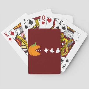 Jeu De Cartes Citrouille Manger Ghost Gamer Halloween Hommes Fem