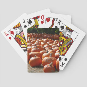 Jeu De Cartes Citrouille Patch Automne Harvest Photographie