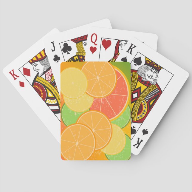 Jeu De Cartes Citrus Joy Jouer Des Cartes (dos)