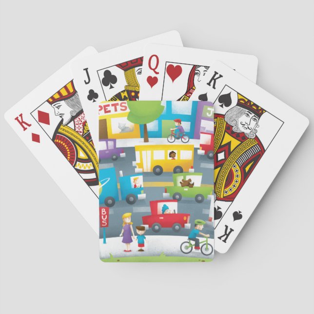 Jeu De Cartes City Street (dos)