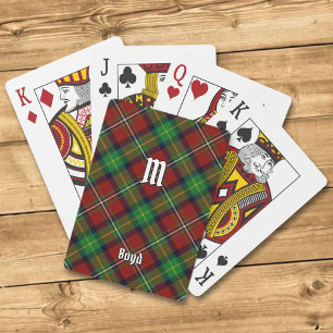 Jeu De Cartes Clan Boyd Tartan