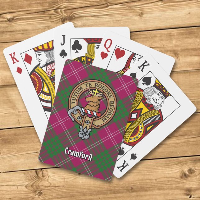 Jeu De Cartes Clan Crawford Crest Jouer Des Cartes (Créateur téléchargé)