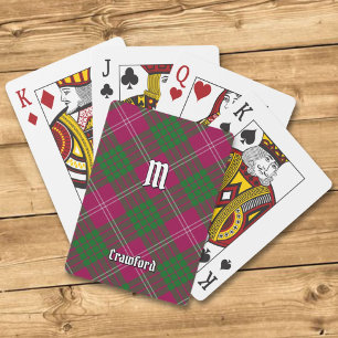 Jeu De Cartes Clan Crawford Tartan Jouer aux cartes