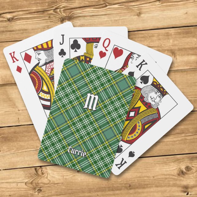 Jeu De Cartes Clan Currie Tartan (Créateur téléchargé)