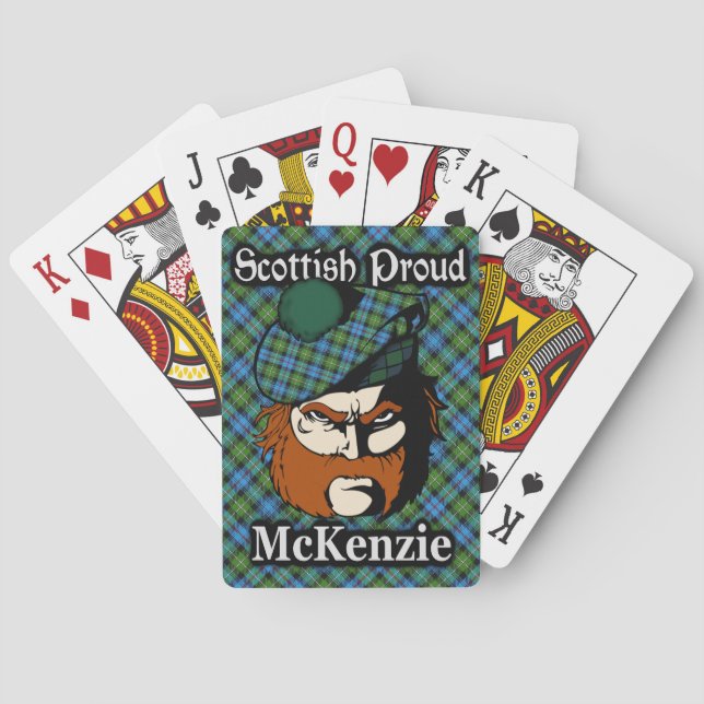 Jeu De Cartes Clan écossais McKenzie Tartan Deck (dos)