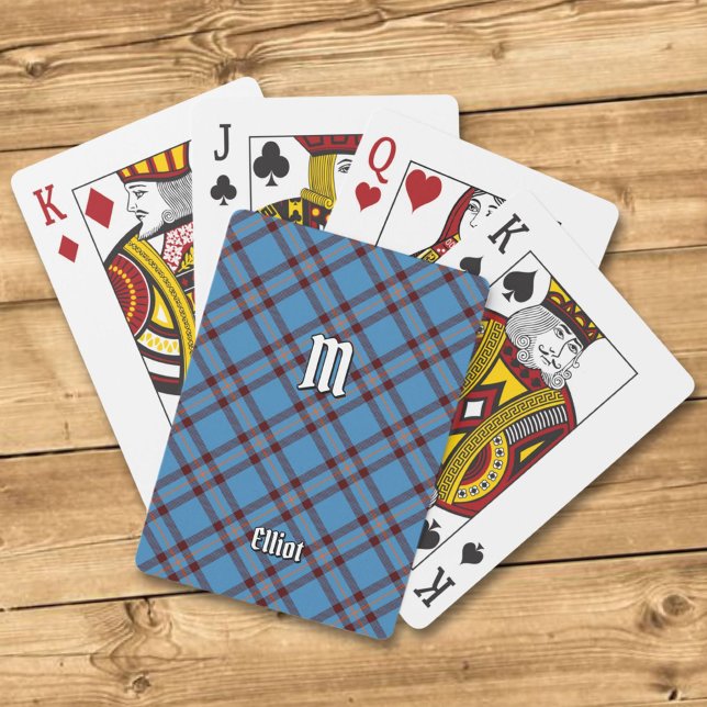 Jeu De Cartes Clan Elliot Ancien Tartan Jouer Cartes (Créateur téléchargé)