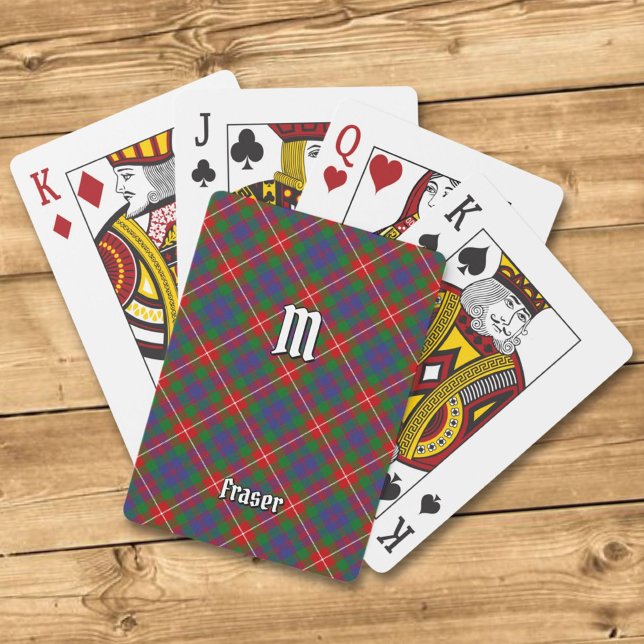 Jeu De Cartes Clan Fraser de Lovat Tartan (Créateur téléchargé)