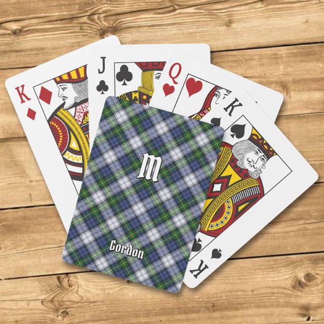 Jeu De Cartes Clan Gordon habille Tartan Jouer des cartes (Créateur téléchargé)