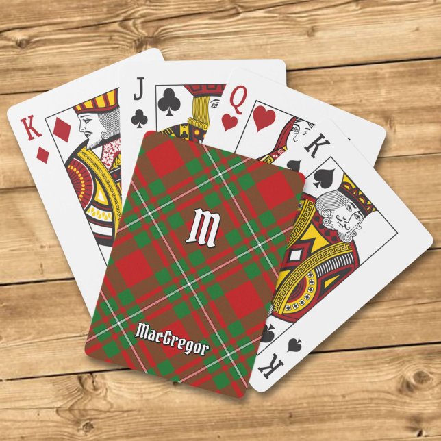 Jeu De Cartes Clan Gregor Tartan Jouer Des Cartes (Créateur téléchargé)