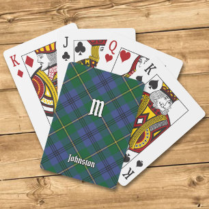 Jeu De Cartes Clan Johnston Tartan Jouer aux cartes