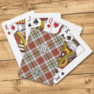 Jeu De Cartes Clan MacAlister Robe Tartan Jouer Cartes