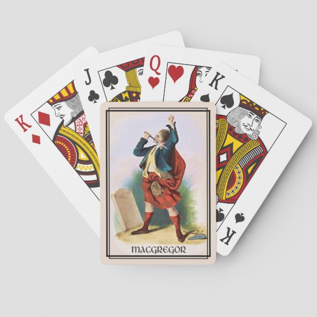 Jeu De Cartes Clan MacGregor Classic Scotland Bicycle Deck (dos)