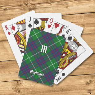Jeu De Cartes Clan MacIntyre Chasse Tartan Jouer Cartes