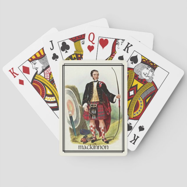 Jeu De Cartes Clan MacKinnon Classic Scotland Bicycle Deck (dos)