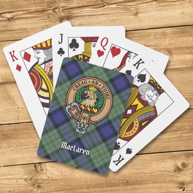 Jeu De Cartes Clan MacLaren Crest (Créateur téléchargé)