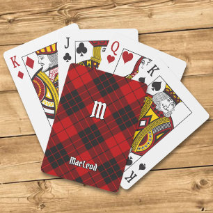 Jeu De Cartes Clan Macleod de Raasay Tartan