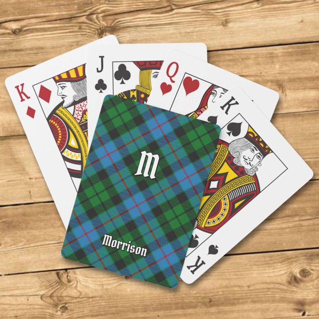 Jeu De Cartes Clan Morrison Chasse Tartan Jouer des cartes (Créateur téléchargé)
