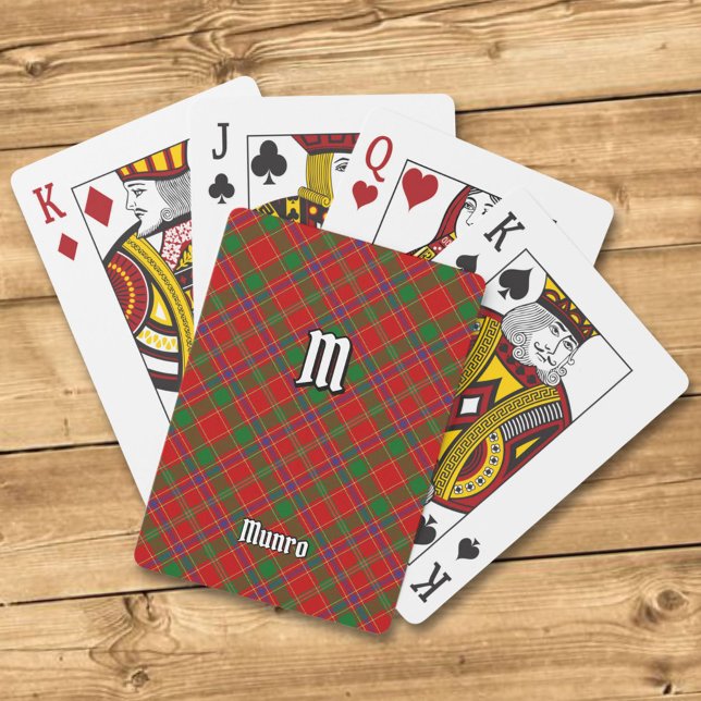 Jeu De Cartes Clan Munro Tartan (Créateur téléchargé)
