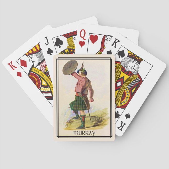 Jeu De Cartes Clan Murray Classic Scotland Bicycle Deck (dos)