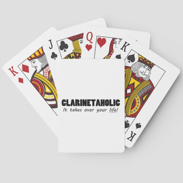Jeu De Cartes Clarinetaholic (dos)