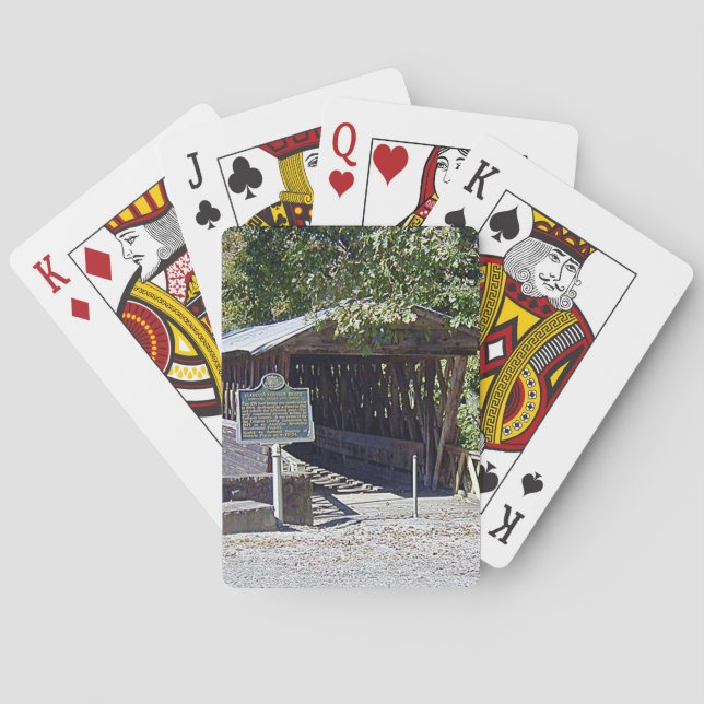 Jeu De Cartes Clarkson Pont couvert Alabama (dos)