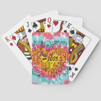 Jeu De Cartes Classe de 2023 Graduation Science Math Grad Tie Dy